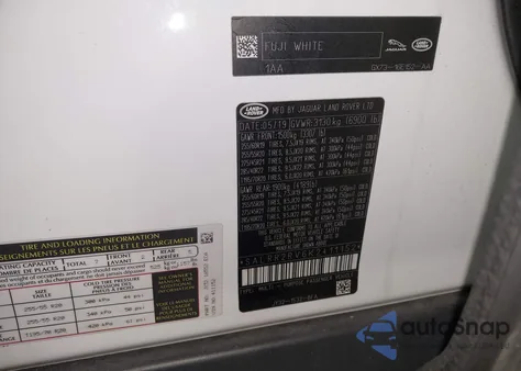 2019 Land Rover Discovery Hse from USA, damaged, VIN SALRR2RV6K2411152